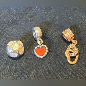 Pandora Heart Charms